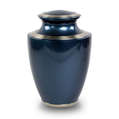 Trinity Blue Cremation Urn - Adult/Full Size