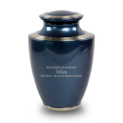 Trinity Blue Cremation Urn - Adult/Full Size