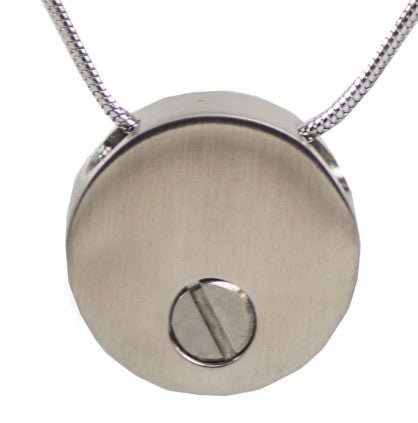 Paw Prints Cremation Necklace - Pewter - Lynn Rose Memorials